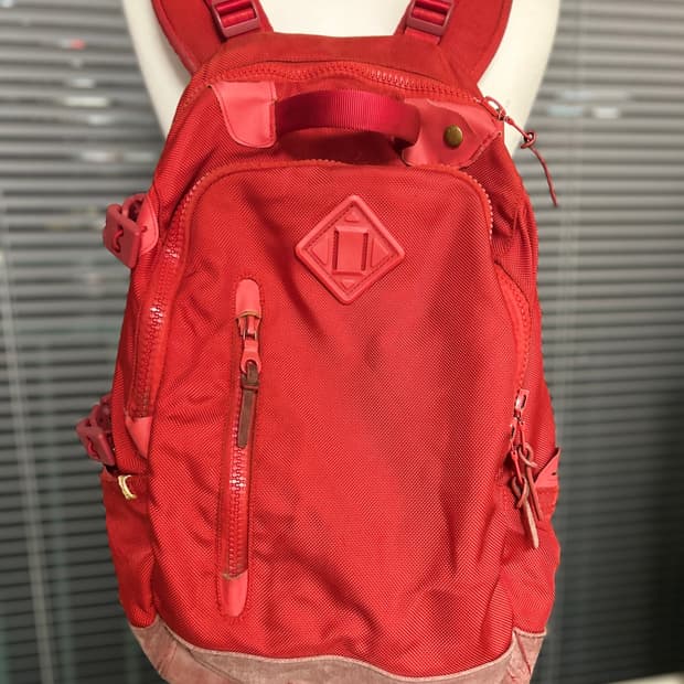 VISVIM 비즈빔 레드 발리스틱 20L 백팩