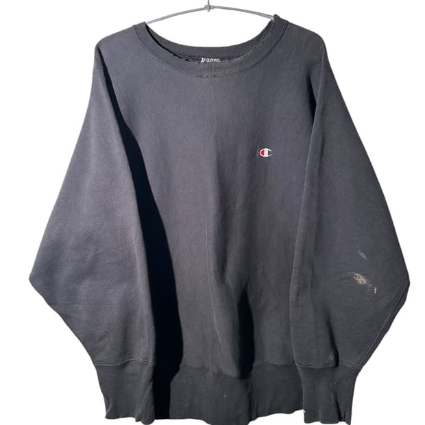 champion 90s 리버스위브 디스트로이드 스웻