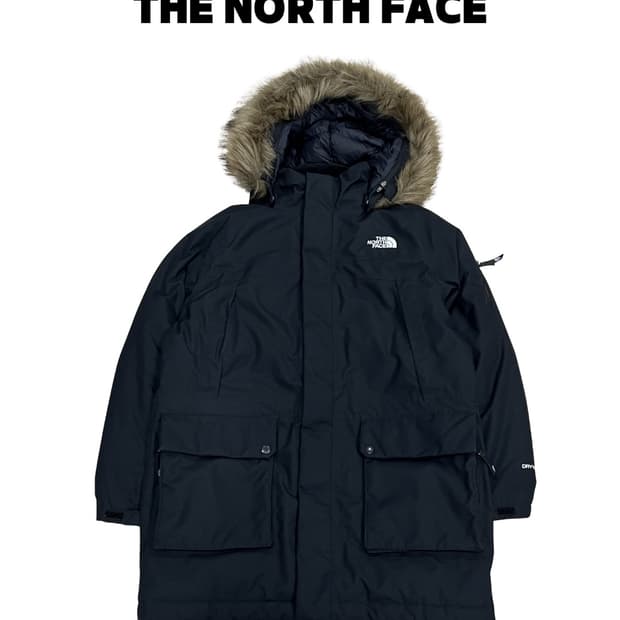 노스페이스 키즈/우먼맥머도 구스다운 자켓 블랙