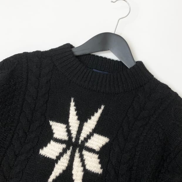 Nautica 노티카 눈꽃 패턴 니트 스웨터