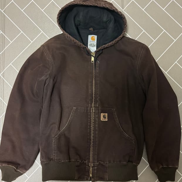 칼하트 J130 다크브라운 덕 액티브 워크자켓