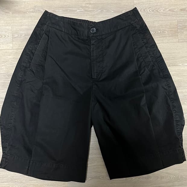 폴리테루 사이드랩 반바지 블랙(3)