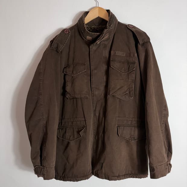 00s 아베크롬비 브라운 빈티지 M-65 야상 자켓(L)