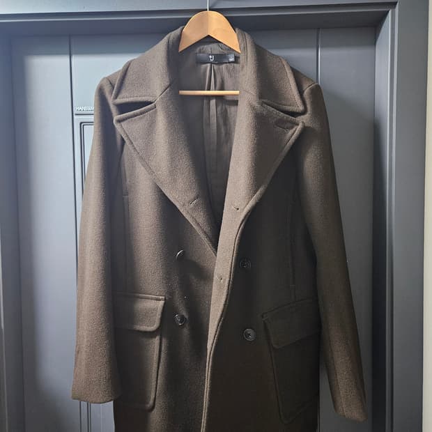 유니클로 +J 울블렌드 피코트