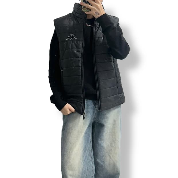 카파 누빔 경량패딩 조끼