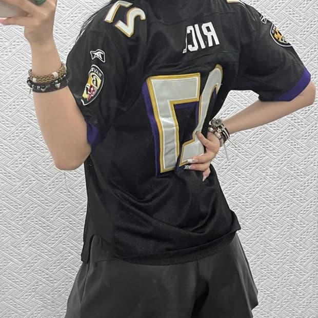 리복 NFL 볼티모어 레이븐스 풋볼 져지 반팔티 95 C11482