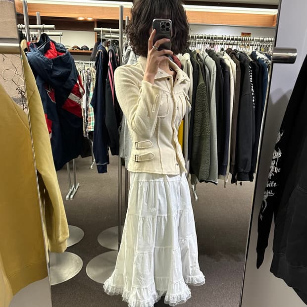 36)FRAGIL 빈티지 여성 울 포켓 자켓