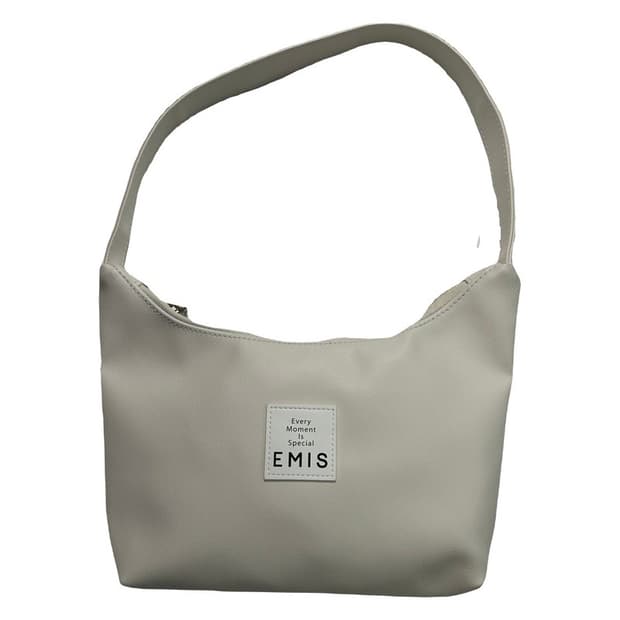 [새상품] EMIS 뉴레더 호보백 화이트