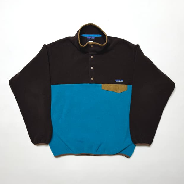 [M] 파타고니아 신칠라 플리스 후리스 브라운 블루