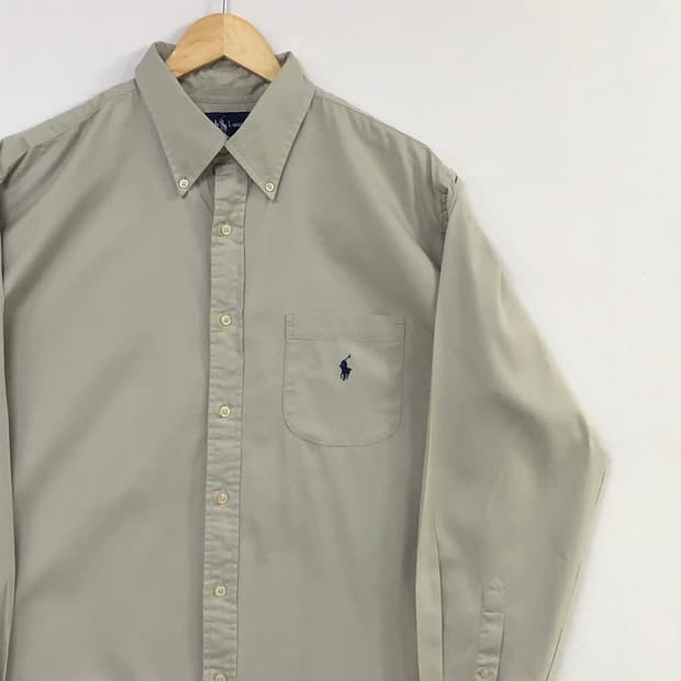 XL 폴로 솔리드코튼 셔츠