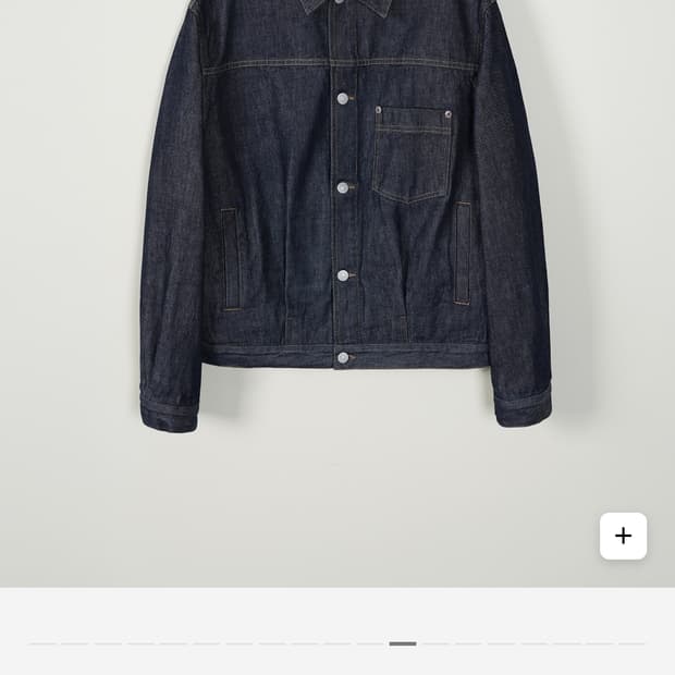 [1] 인더로우 하드트위스트 데님 자켓 인디고