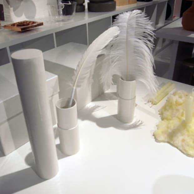 Maison Martin Margiela feather pen 