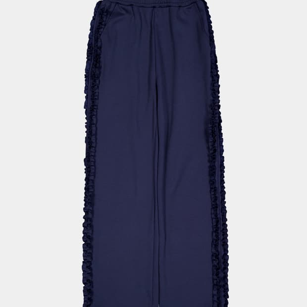 생긴스튜디오 러플 트랙 팬츠 네이비