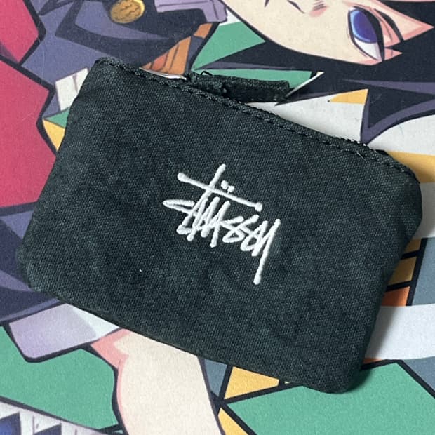 스투시 동전지갑 파우치