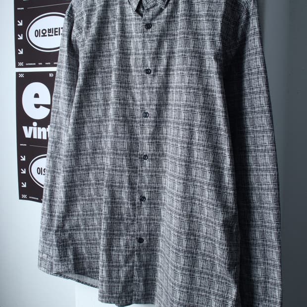 (2XL) 지오지아 셔츠 남방 빅사이즈 패턴 블랙 아메카지-H36893