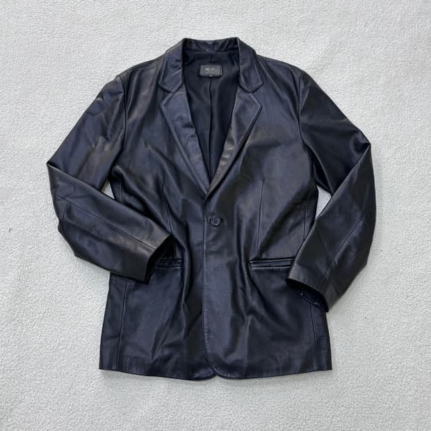 100 빈티지 양가죽 블레이저 자켓 0312E