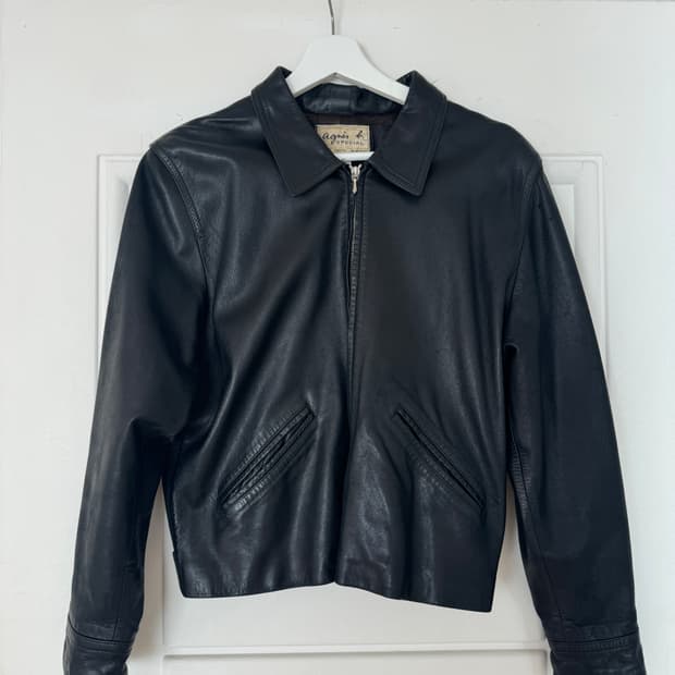 프랑스 빈티지 양가죽 자켓