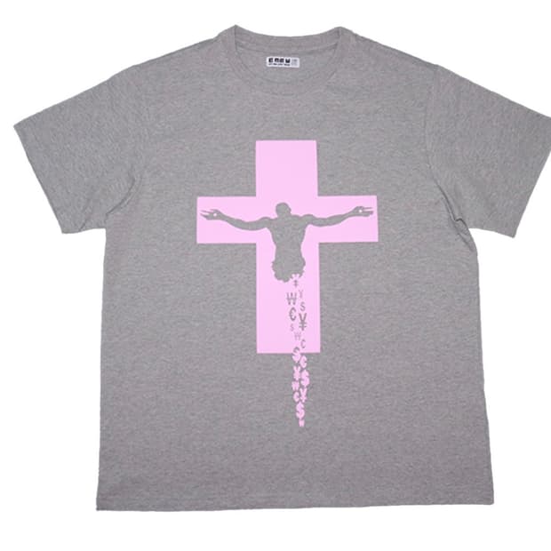 EMEW  ￦3￦0N , WE WON T-SHIRT / GREY
