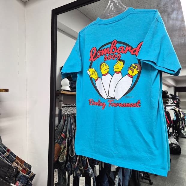 00s LOMBARD 3009 볼링 토너먼트 커스텀 이벤트 반팔 티셔츠
