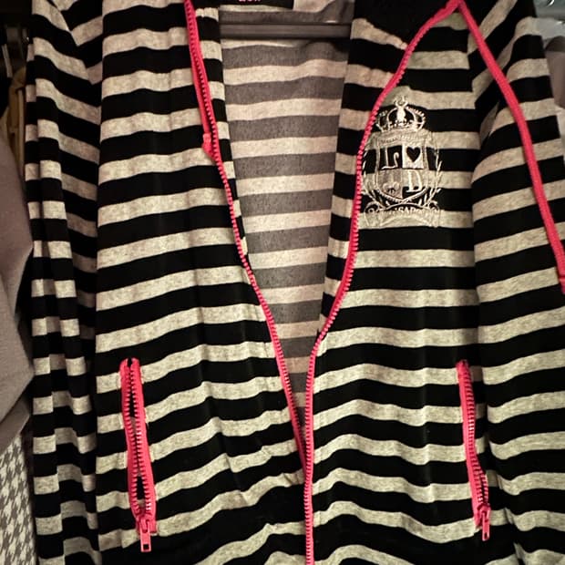 리즈리사 돌 lizlisadoll 스트라이프 줄무늬 후드집업