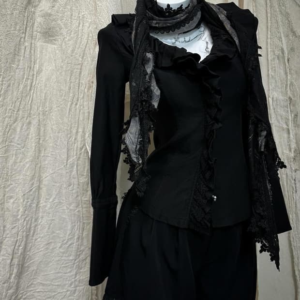 Ozz On Lace Detail Shirt