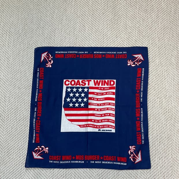 Coast wind 성조기 빈티지 스카프 