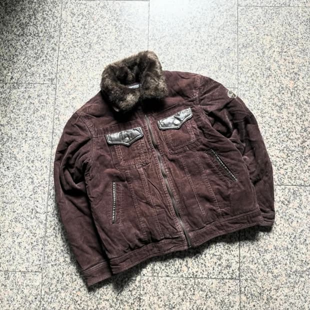 코듀로이 집업 자켓