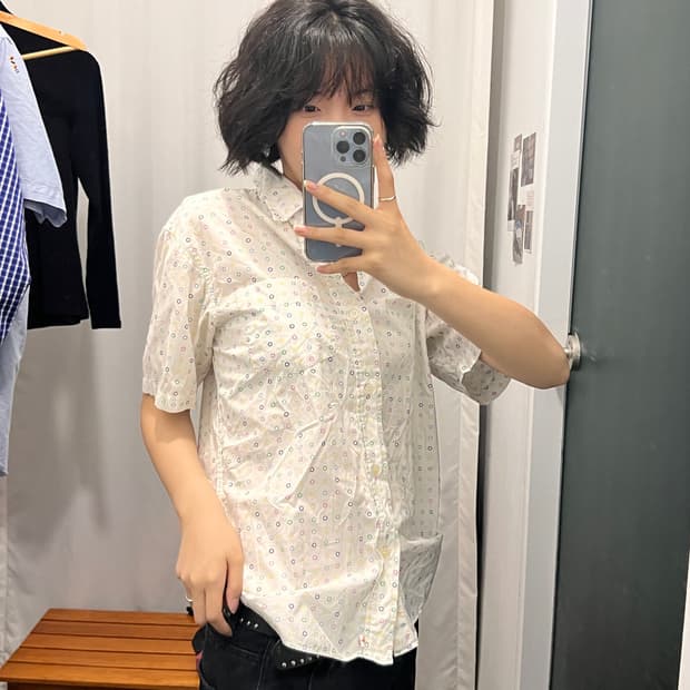 헤드포터 플러스 도트 반팔 셔츠