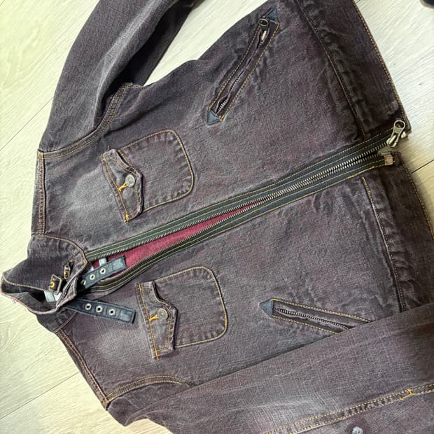 ppfm  펑크 데님 자켓