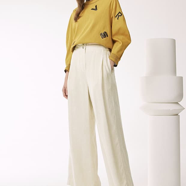 마인 비딩&시퀸 레터링 탑 55사이즈