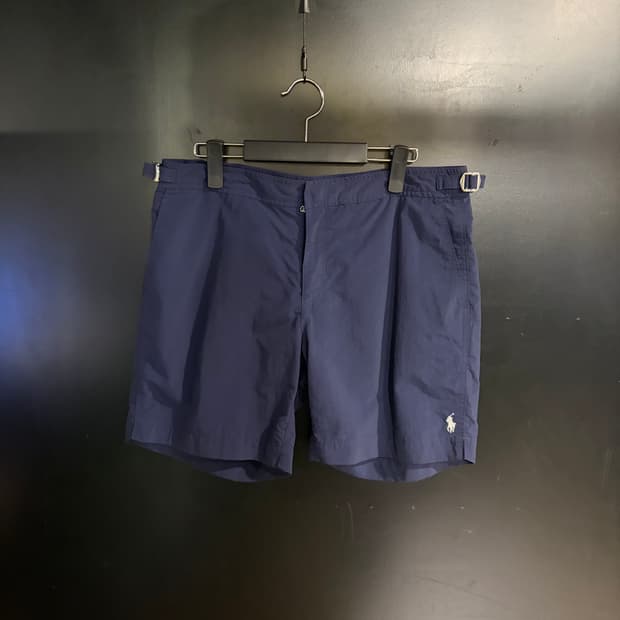 폴로랄프로렌 네이비 나일론 스윔쇼츠