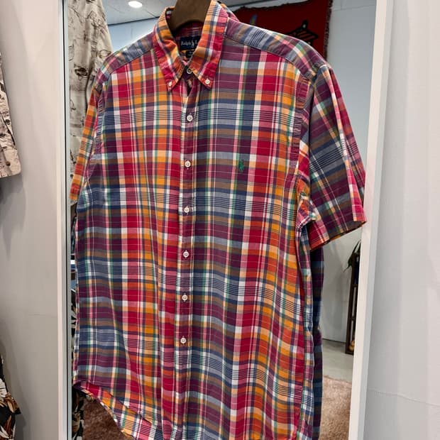 Polo ralph lauren 폴로 랄프로렌 BLAKE 체크 반팔 셔츠
