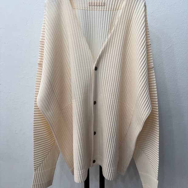 정품) 이세이미야케 옴므플리세 자켓 가디건 4 