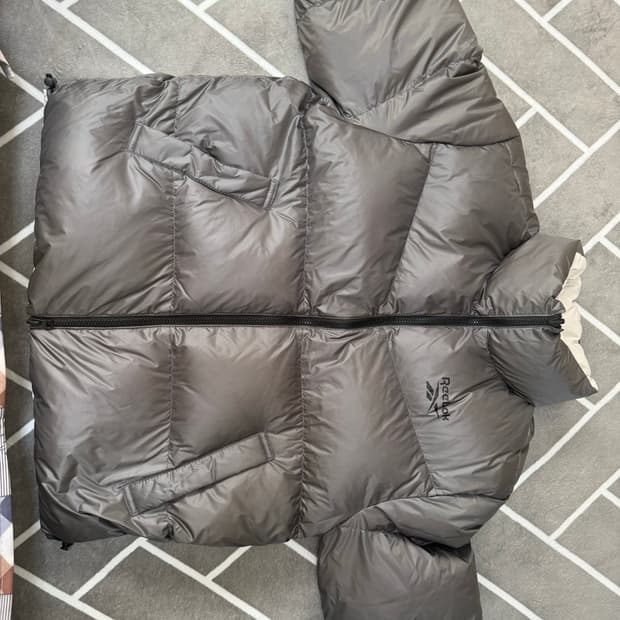 리복 리버시블 패딩 