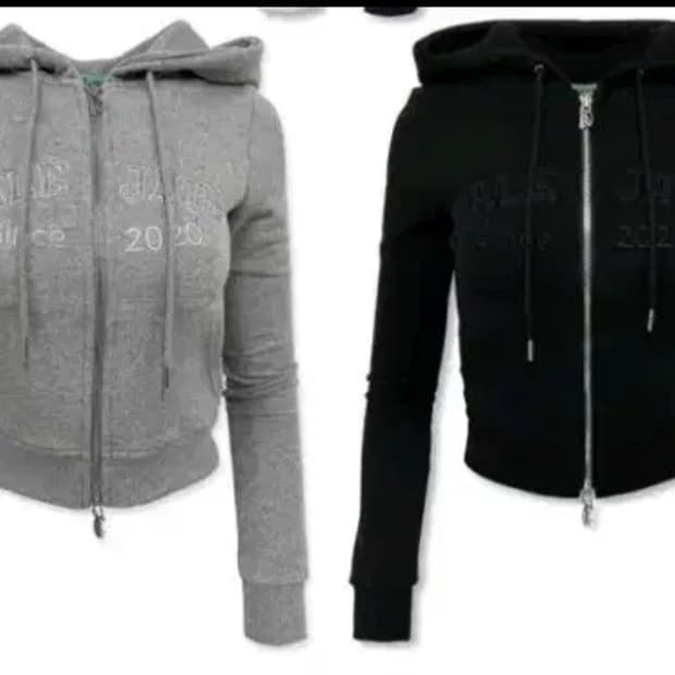 페일제이드) Retro Patch Hooded Zip-Up 2023그레이