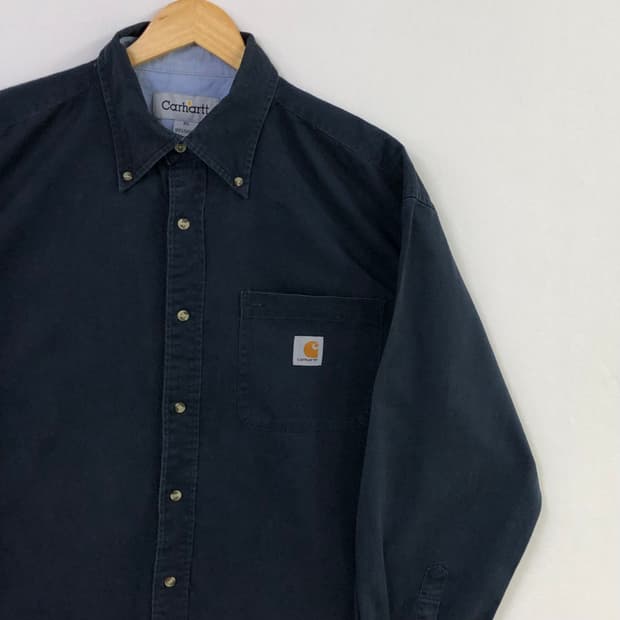 Xxl 칼하트 네이비 워크 셔츠
