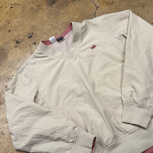 [정품/80] 나이키 올드스쿨 브이넥 웜업 b17