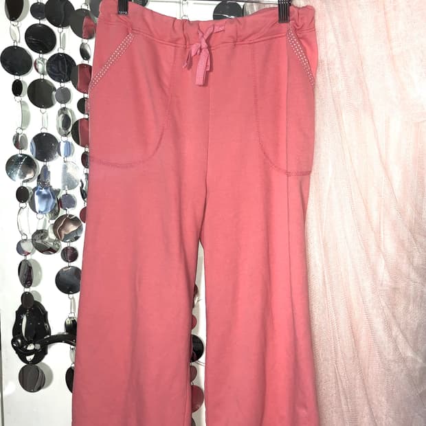 dot pink training capri pt