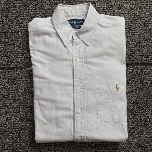 폴로 랄프로렌 포니로고 옥스포드 빈팔 셔츠 2343