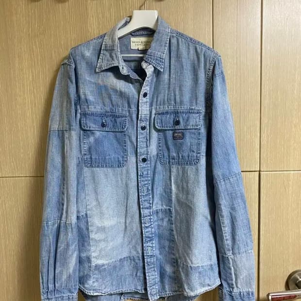 POLO DENIM&SUPPLY 패치워크 셔츠 S사이즈