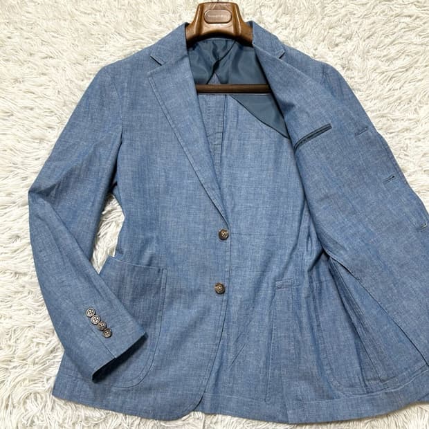 [택포] 폴로 랄프 로렌 샴브레이 코튼 스포츠 자켓