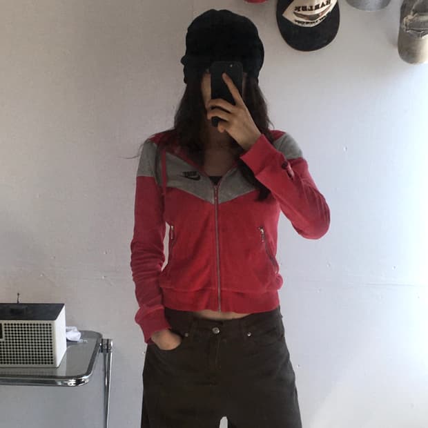나이키 퓨추라로고 테리코튼 후드집업