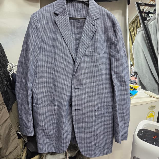 알레그리  체크   자켓