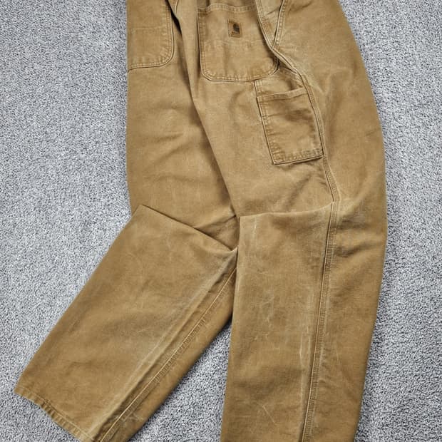 칼하트 밴딩 커스텀 캔버스 카펜터 워크 팬츠 (38X34) / 10324