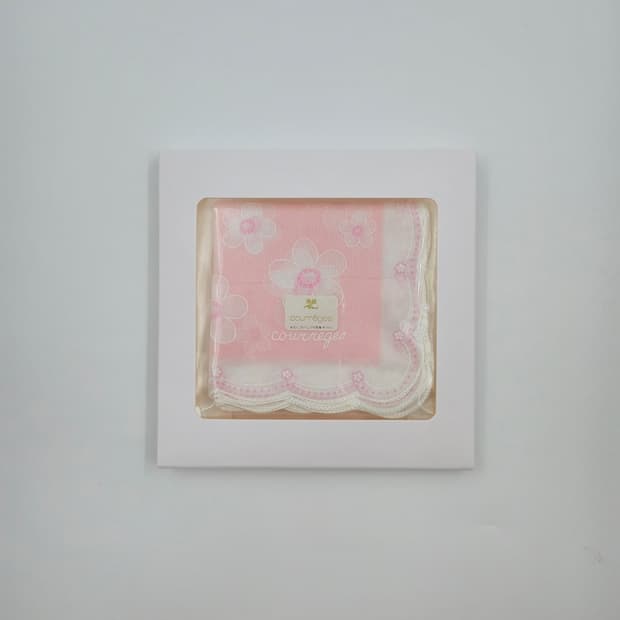 [새상품] courreges 꾸레쥬 손수건 스카프 - 4