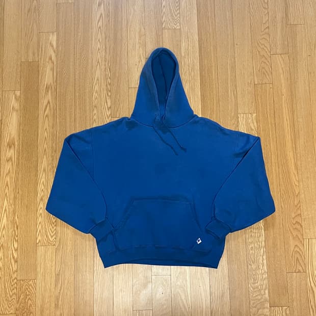 [L] 90s 빈티지 러셀 후드 베이비블루