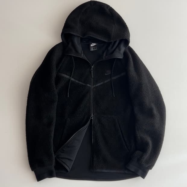 나이키 테크팩 플리스 투웨이 후드 집업 M