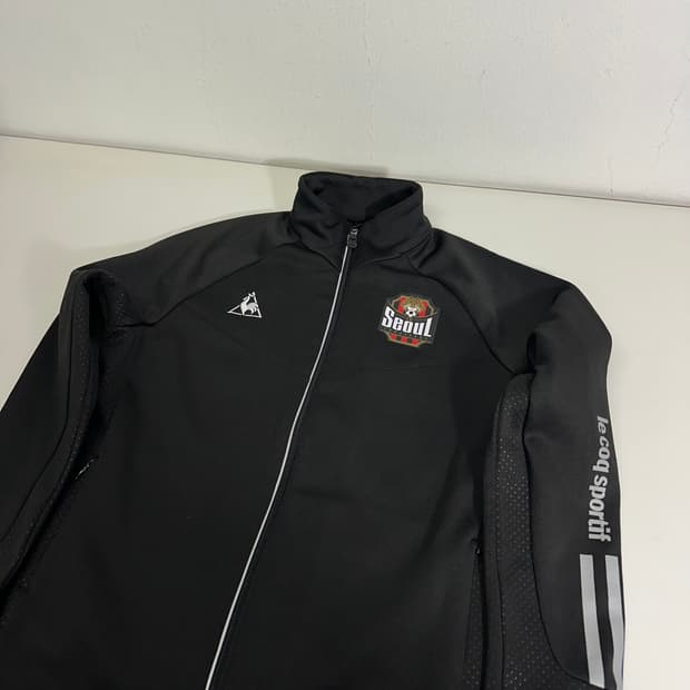 키즈 145 르꼬끄 FC서울 블랙 트랙탑 집업 져지