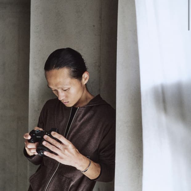 모노프리베 Textured Hoodie Zip-브라운 1사이즈