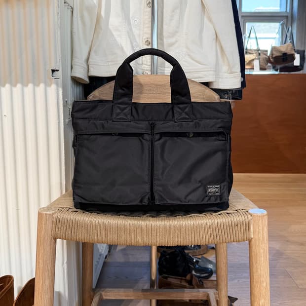 포터 블랙 탱커 뉴 토트백 